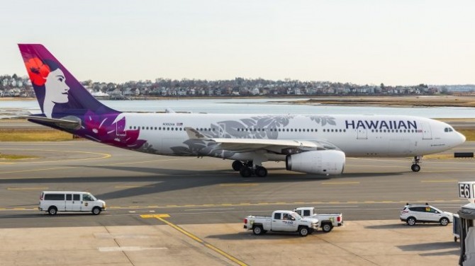 하와이안항공 에버버스(Airbus) A330-200 비행기. 사진=하와이안항공