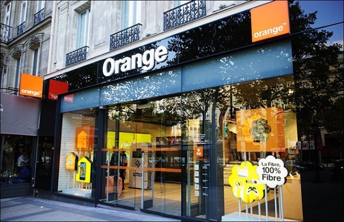 프랑스 통신회사 오렌지 매장