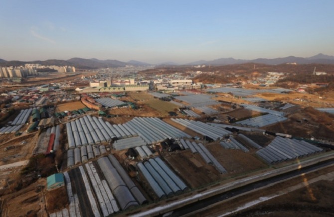 제3기 신도시로 지정된 경기도 남양주시 진건읍 일대의 모습. 사진=뉴시스