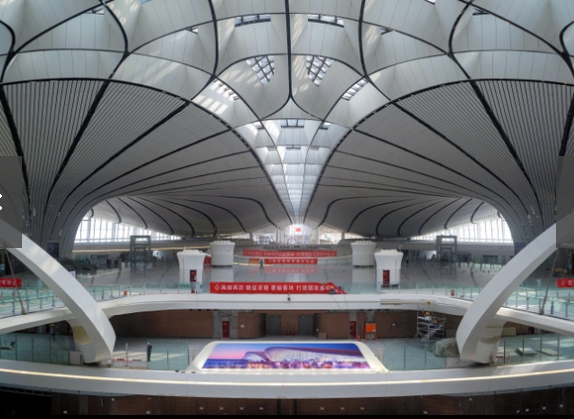 오는 6월 30일 완공해 9월 말 개항 예정인 베이징 다싱 국제공항.