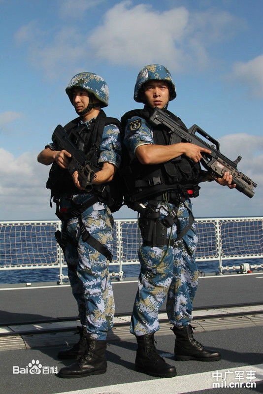 중국 인민해방군 해병대원.사진=중산군사