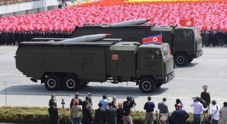 북한의 단거리 지대지 미사일 KN-02 독사. 사진=조선중앙통신