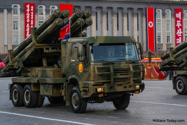 북한의 구경 300mm 방사포 KN-09.사진=밀리터리투데이