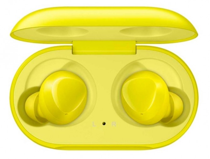 탈착식 배터리 교환이 가능한 헤드폰 갤럭시 버드.