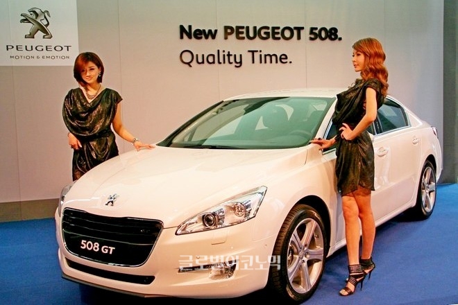2011년 5월 한국에 출시된 508 GT.