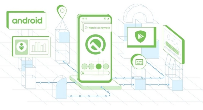 구글은 지난 8일 1/O 2019에서 새로운 모바일 운영체제 안드로이드Q의 베타3 버전을 공개했다. 사진은 안드로이드Q 이미지 (사진=구글 공식 홈페이지)