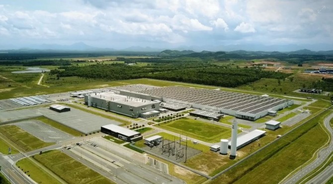 브라질 남부 산타카타리나 주 아라콰리시 공장.