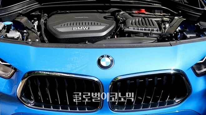 BMW의 튜닝 브랜드 M이 X2를 손보면서 2.0. 디젤엔진은 제로백 7초를 기록했다.