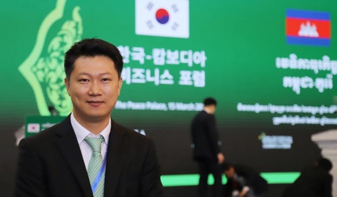 이창훈 현대코퍼레이션 캄보디아 법인 현대아그로 법인장. 사진, 크메르타임스