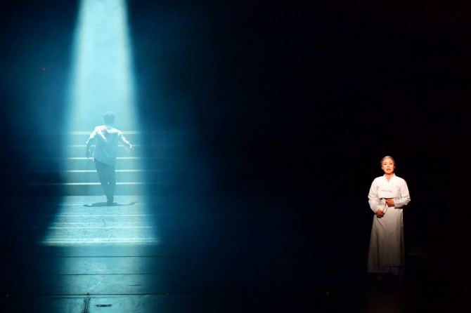 이미숙 안무, 윤우영 연출의 '불멸의 영웅, 안중근'.