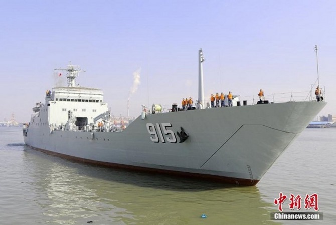 중국 해군 상륙함.사진=중국망