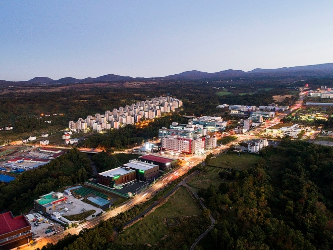 제주국제자유도시개발센터(JDC) 본사가 있는 제주첨단과학기술단지(1단지)의 모습. 사진=JDC 홈페이지