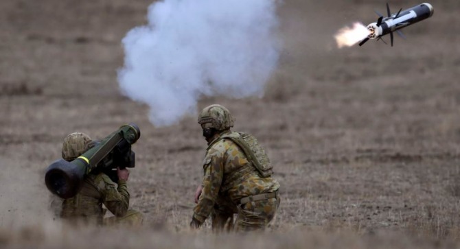 자벨린 대전차 미사일.사진= 로이터