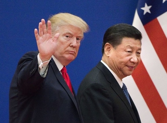 도널드 트럼프 미국대통령(왼쪽)과 시진핑 중국 국가주석. 