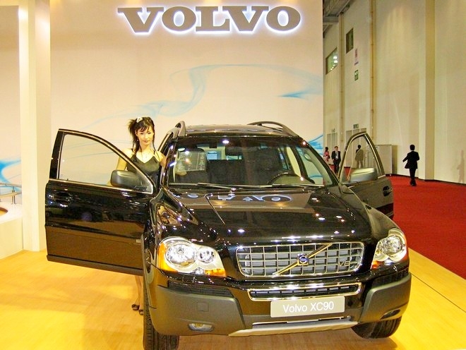 2006년 부산모터소에 전시된 볼보 XC90. 사진=정수남 기자