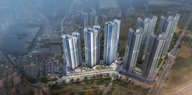 이천 롯데캐슬 페라즈 스카이 조감도. 사진=롯데건설