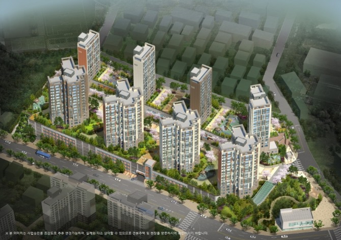 e편한세상 백련산_조감도. 사진=삼호건설