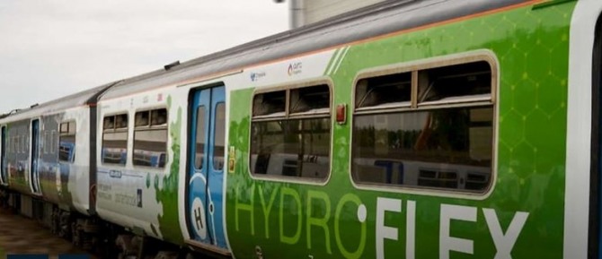 영국에서 개발된 수소열차 '하이드로플렉스'.