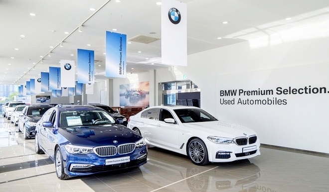 부산 BPS 전시장 내부. 사진=BMW 코리아