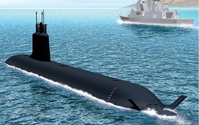사진은 프랑스의 차기 공격형 바라쿠다급 핵잠수함 쉬프랑의 모습.