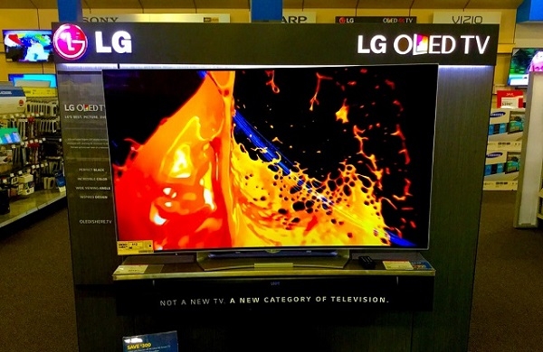 인도에서 판매되는 LG전자의 OLED TV. 