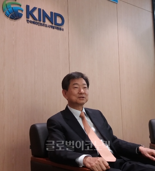 허경구 한국해외인프라도시개발지원공사(KIND) 사장. 사진=김철훈 기자