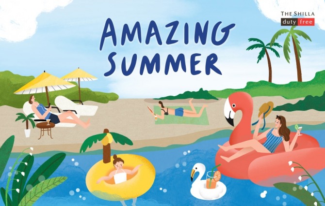 신라면세점은 본격적인 여름 휴가 성수기를 맞아 16일부터 9월 2일까지 △현금처럼 쓸 수 있는 에스리워즈 1억 포인트 증정 △마카오 패키지 여행 상품 당첨 등 다양한 행운 당첨 기회가 담긴 여름 휴가 이벤트 2탄 ‘어메이징 서머(Amazing Summer)’ 행사를 진행한다고 16일 밝혔다. 사진=신라면세점