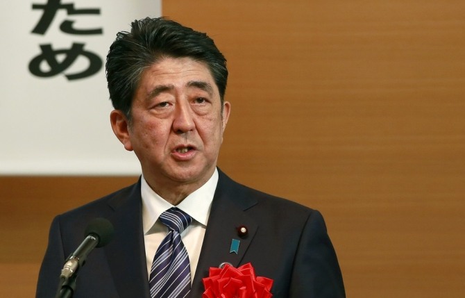 일본 아베 신조 총리.