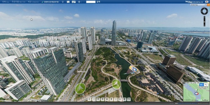 사진=송도국제도시 항공 VR
