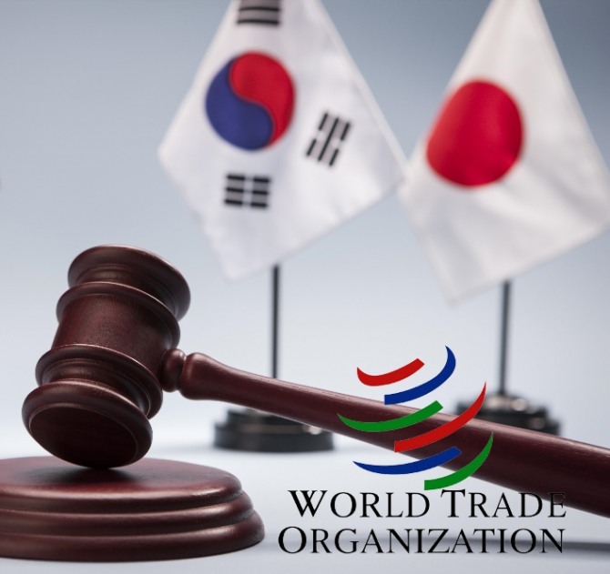 스위스에서 23~24일(현지 시간) 이틀간 열리는 WTO 일반이사회에서 한일  양국의 대격돌이 예상된다. 전 세계 반도체 업계의 시선이 집중되고 있다. 자료=WTO