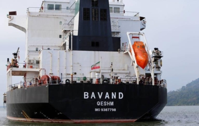 사진은 브라질의 파라나구아 항에 발이 묶였던 이란선적 화물선 ‘바완드 호’의 모습.