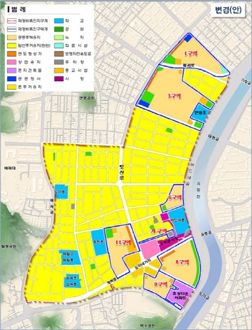 대전 도마·변동 재정비촉진구역 현황. 자료=대전시