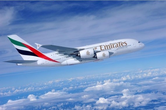 에미레이트항공 A380 여객기. 사진=에미레이트항공