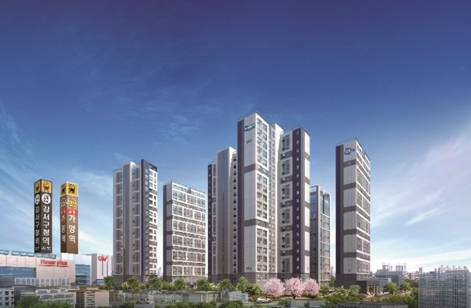 두산위브 조감도. 사진=대한토지신탁