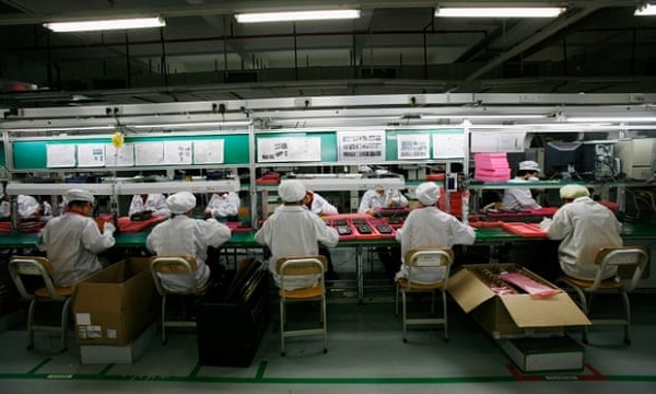 중국 광둥성 폭스콘 공장 모습.(사진=로이터)