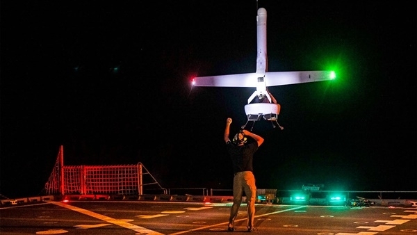 미해군의 수직이착륙 드론 V배트는 전쟁의 게임양상을 바꿀 비행체로 평가받고 있다.(사진=미해군)