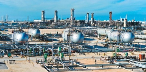 사우디아라비아 동부 도시 주아이마에 위치한 아람코의 대형 가스·석유 플랜트 모습. 사진=아람코 홈페이지