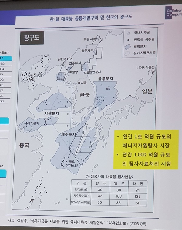 자원탐사분야에서 독보적 성과로 여겨지는 완전파형역산(FWI)기술을 개발한 이분야의 세계적 석학인 신창수 서울대자원공학과 교수(왼쪽). 이동학 코코링크 대표(오른쪽)는 신 교수의 기술과 자체 개발한 슈퍼컴퓨팅 기술을 결합해 완벽한 유전지질도 위치를 그려주는 SW개발에 성공했다.(사진=이재구 기자) 