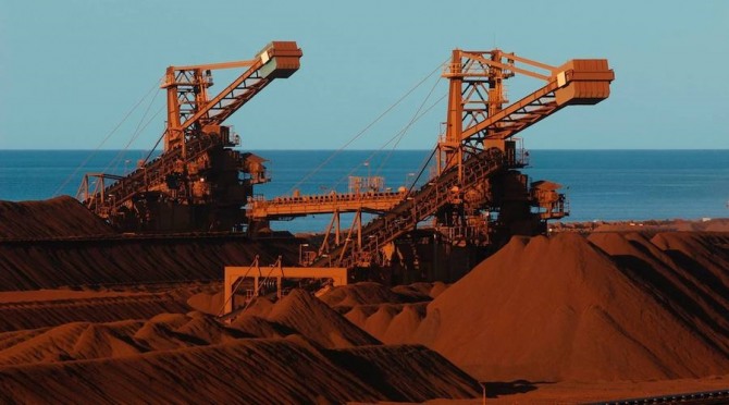 호주 철광석 수출항 전경. 사진=호주철광석협회