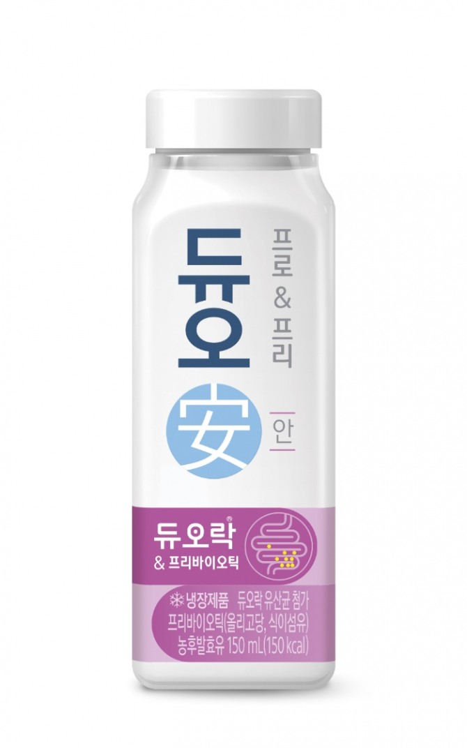 서울우유협동조합은 최근 유산균에 프리바이오틱까지 갖춘 ‘신바이오틱스’ 장 건강 발효유 ‘듀오安(안)’을 출시했다고 밝혔다. 사진=서울우유
