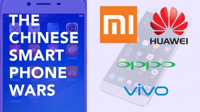 화웨이의 독주를 견제하기 위한 목적으로, 샤오미(Xiaomi)와 오포(OPPO), 비보(vivo) 중국 통신3사가 뭉쳤다. 자료=유튜브