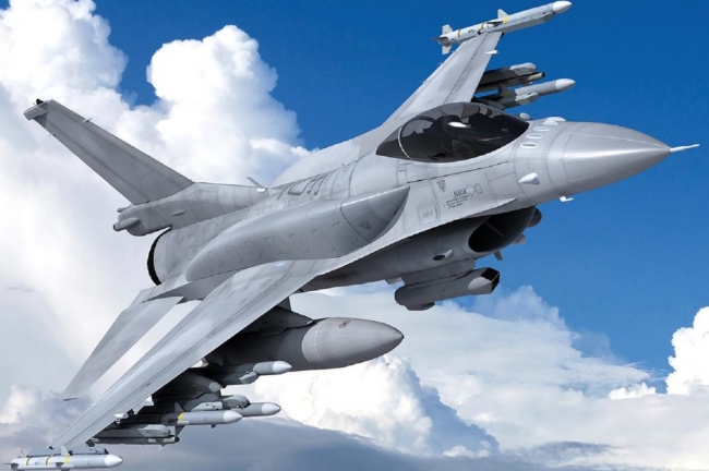사진은 미국이 대만에 매각을 승인한 F-16 블록70 파이팅 팔콘 전투기.