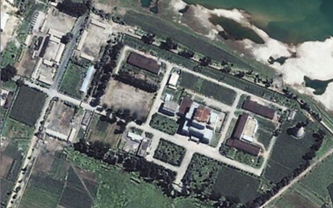 사진은 인공위성이 포착한 북한 영변 핵시설 모습.