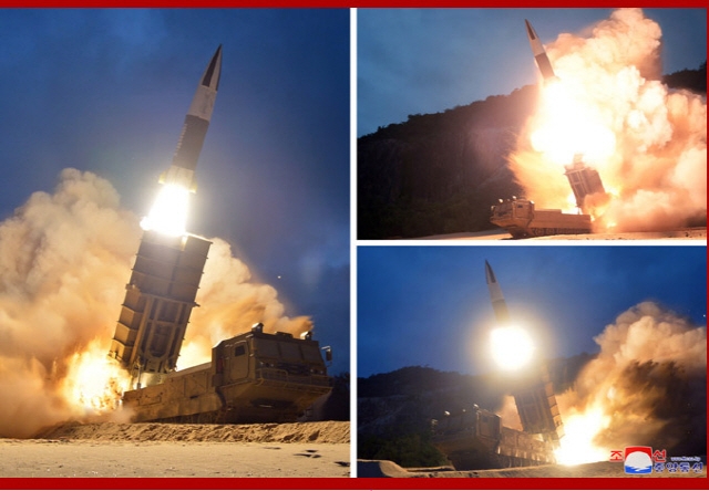 북한판 이스칸데르 미사일.사진=조선중앙통신