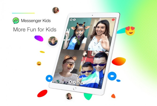 페이스북이 어린이 전용 앱 '메신저 키즈(Messenger Kids)'에 결함이 있음을 공식 인정했다. 자료=메신저 키즈