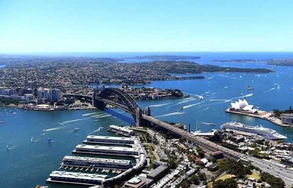 지난 8월 오스트레일리아 시드니와 멜버른의 부동산 가격이 지난 2년래 가장 빠르게 상승한 것으로 나타났다. 사진은 시드니 전경. 