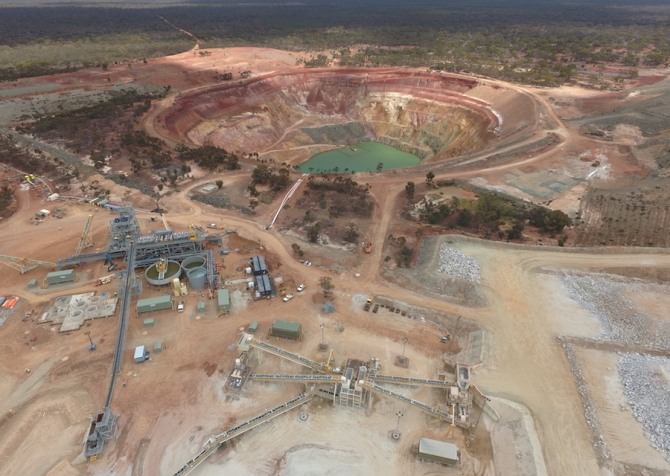 호주 리튬 생산 광산업체 미네랄리소시스가 공동소유하고 있는 호주 웨스턴오스트레일리아주의 마운틴 메리언 프로젝트 전경.사진=갤럭시리소시스