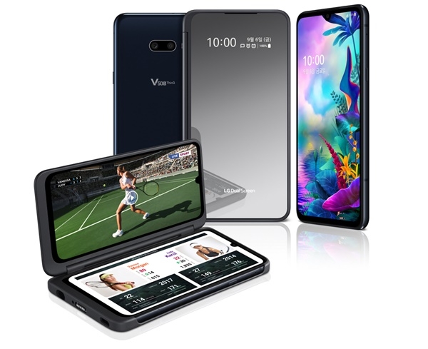 LG전자가 6일 듀얼 스크린폰 LG V50S를 발표했다. 사진=LG전자