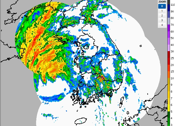 [실시간 태풍 링링 위치 경로]  인천공항 직격탄  목포 지나 서산- 안산-평택-인천-서울… 기상청 강풍특보   