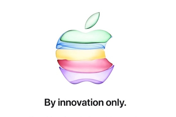 애플의 2019 신제품 발표 미디어 행사 초청장. 아이폰11이 발표될 이 행사 초청장에 쓰인 혁신만 오세요 라는 문구가 인상적이다. 사진=애플